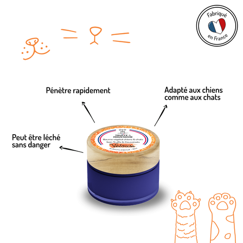 Baume Truffe & Coussinets pour chien & chat, "Velours"