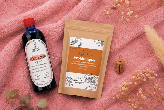 Pack Confort Digestif — Huile, Probiotique & Bouchon verseur